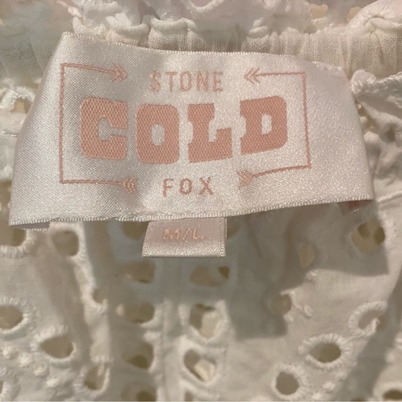 Stone Cold Fox Cotton Eyelet Dress - Picture 3 of 6